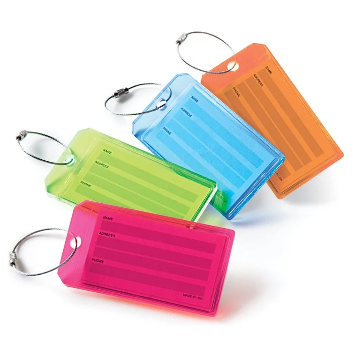 Acrylic Luggage Tag