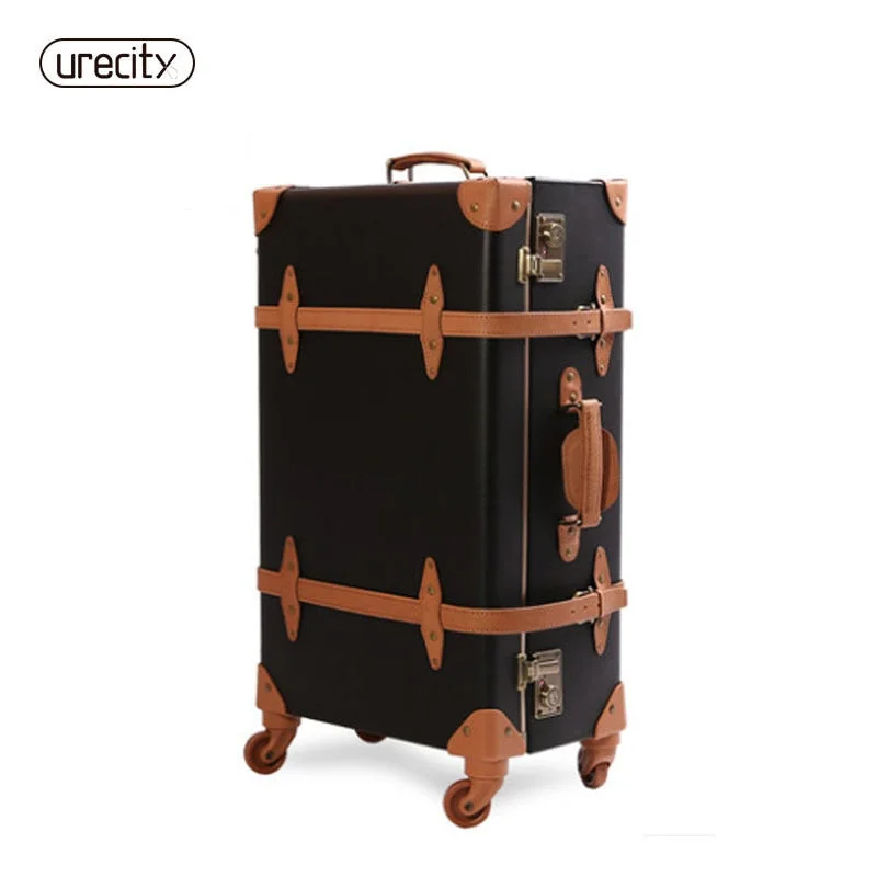 2018 Travel Luggage Pigskin Leather Material Suitcase Rolling Spinner Genuine Unisex Carry-Ons High