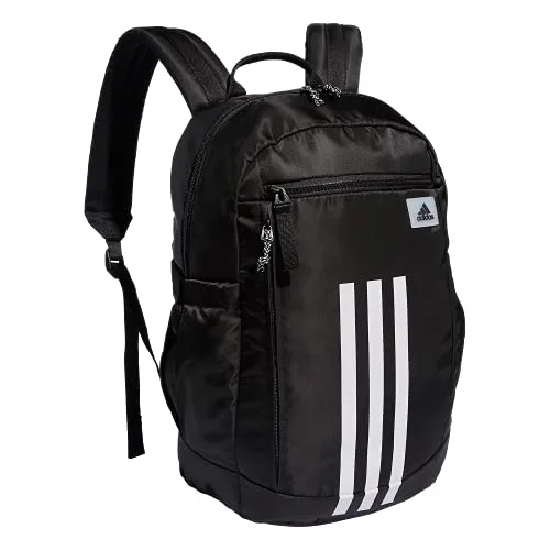 adidas League Three Stripe 2 Backpack, Black/White, One Size