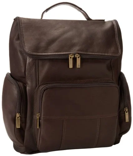 David King & Co. Multi Pocket Backpack, Cafe, One Size