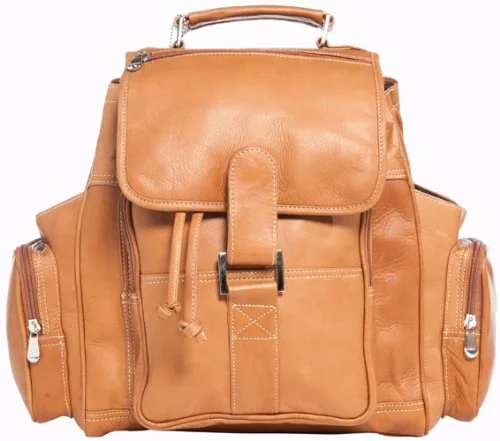 David King & Co. Deluxe Top Handle Extra Large Backpack, Tan, One Size