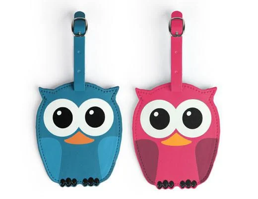 Owl Luggage Tag