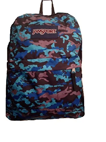 Jansport Classic Superbreak Backpack (Blinded Blue S Camo)