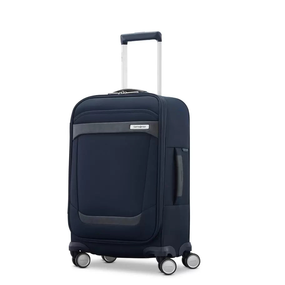 Samsonite Elevation Plus Softside 22x14x9 Carry-On Spinner, Midnight Blue