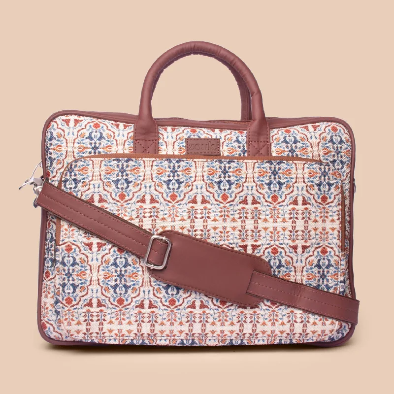 Agra Floral Unisex Laptop Bag