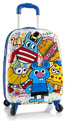 Heys Jon Burgerman Unisex 20" Hardside Spinner Expandable Carry On Luggage