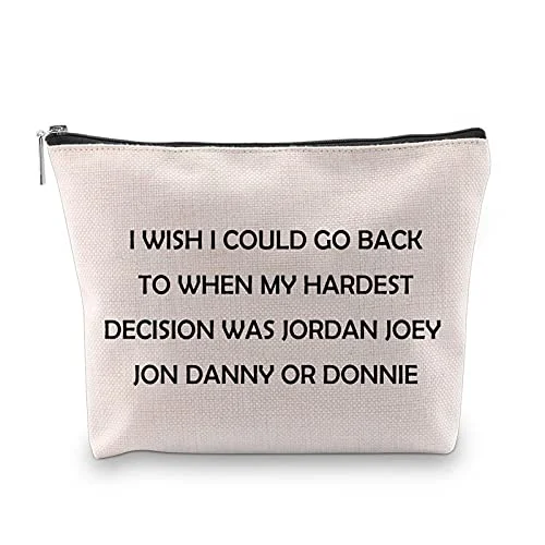 Novelty Inspired Cosmetic Bag I Love New Kid On Black Gift for Women