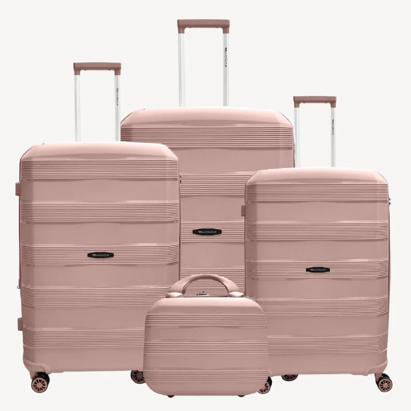 Monza Linex 360° Pp Luggage  3Pc (20/24/28")+1 Free Beauty Case