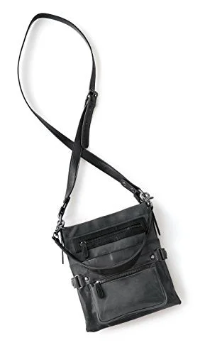 Shiraleah Harper Double Handle Cross-Body Daypack, Graphite