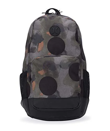 Hurley Men's Renegade Printed Laptop Backpack, faded olive, QTY