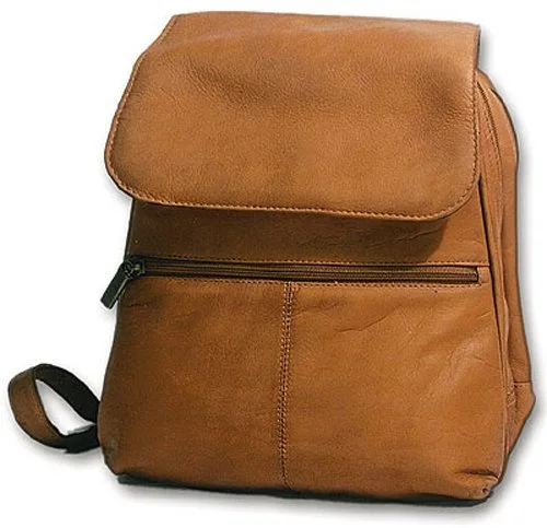 David King & Co. Women'S Organizer Backpack, Tan, One Size