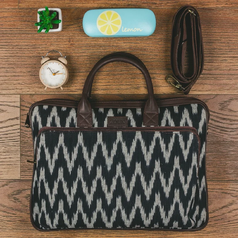 Ikat Print Laptop Bag