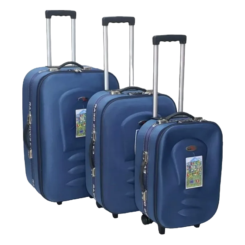 Storage Luggage Trolley Set