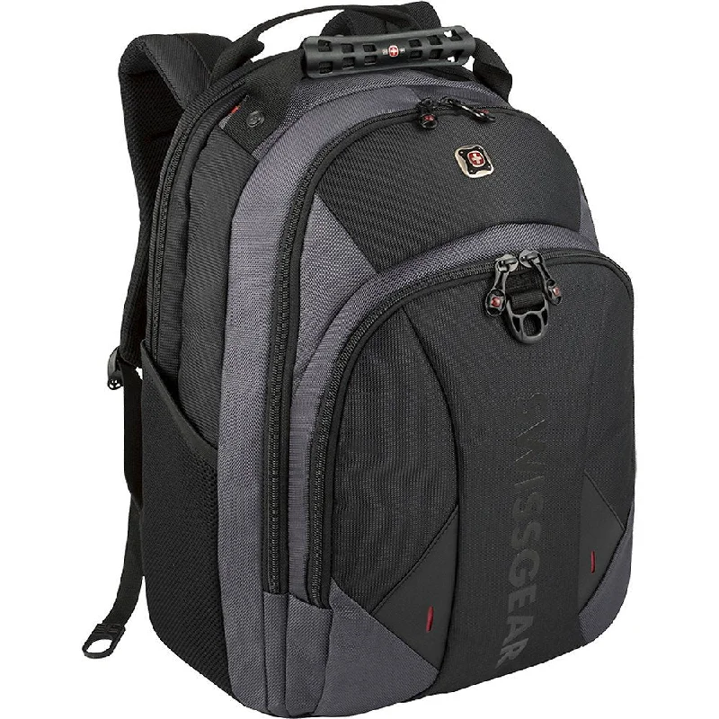 SwissGear Pulsar 16 Padded Laptop Backpack - Black/Gray