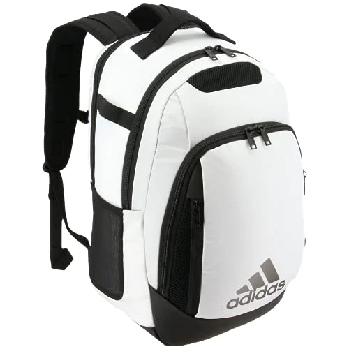 adidas Unisex 5-Star Team Backpack, White/Black, ONE SIZE